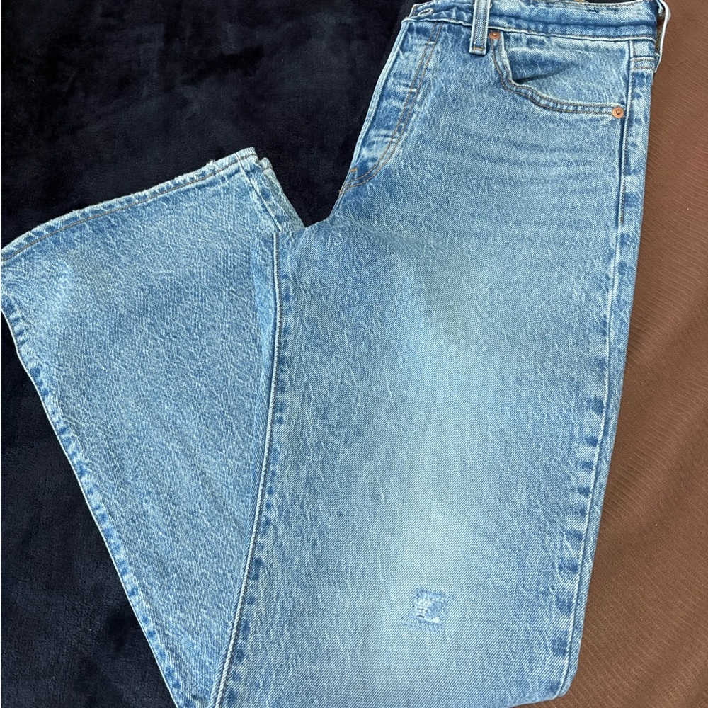 Levi wedgie boot womens jeans